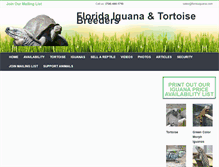 Tablet Screenshot of floridaiguana.com